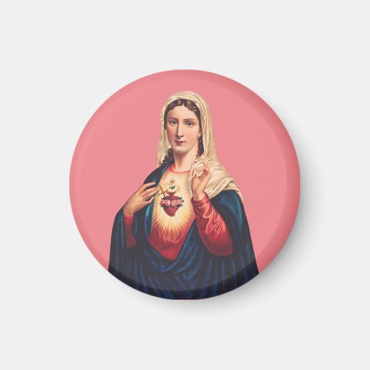 Onbevlekt Hart van de Maagd Maria Magneet (Voorkant)