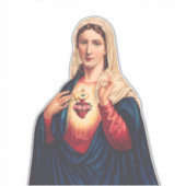 Onbevlekt Hart van de Maagd Maria Sticker (Voorkant)