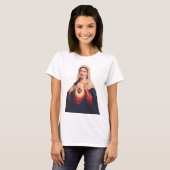 Onbevlekt Hart van de Maagd Maria T-shirt (Voorkant volledig)
