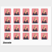 Onbevlekt Hart van de Maagd Maria Vierkante Sticker (Vel)