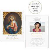 Onbevlekt Hart van Maria Begrafenis Gebed Kaart Plaatskaartje