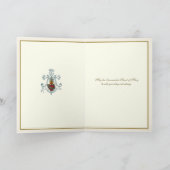 Onbevlekt Hart van Maria Katholiek Religieus Kaart (Binnen)