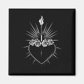 Onbevlekt Hart van Maria Mannen Vrouwen Katholieke Magneet (Voorkant)