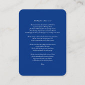 Onbevlekt hart van Maria met Magnificat Informatiekaartje (Achterkant)