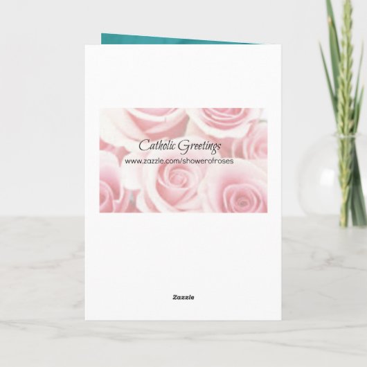 Onbevlekt Hart van Maria Notitie Kaart met gebed (Achterkant)