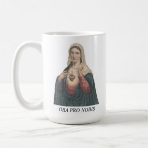 Onbevlekt Hart van Maria Ora Pro Nobis icoon Koffiemok