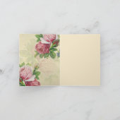 Onbevlekt Hart van Maria - rozen / Schrift Kaart (Binnen)