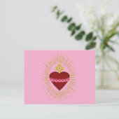Onbevlekt Hart van Maria Symbool Briefkaart (Staand voorkant)