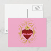 Onbevlekt Hart van Maria Symbool Briefkaart (Voorkant / Achterkant)