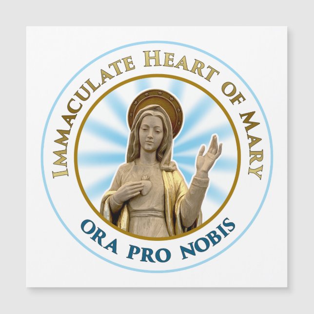 Onbevlekt Hart van Mary Ora Pro Nobis (Voorkant)