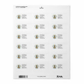 Onbevlekt Hart van Mary Ora Pro Nobis Etiket (Full Sheet)