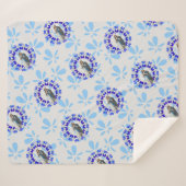 Onbevlekte bevruchting Maagd Mary Sherpa Deken (Voorkant (horizontaal))