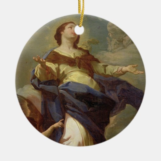 Onbevlekte conceptie 2 keramisch ornament (Voorkant)