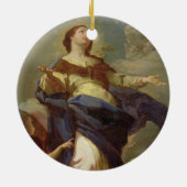 Onbevlekte conceptie 2 keramisch ornament (Achterkant)