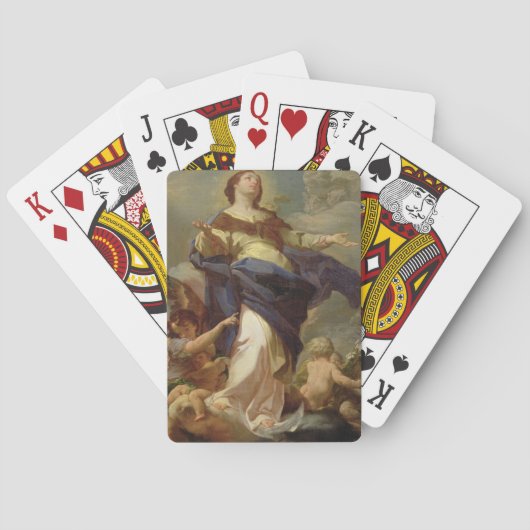 Onbevlekte conceptie 2 pokerkaarten (Achterkant)
