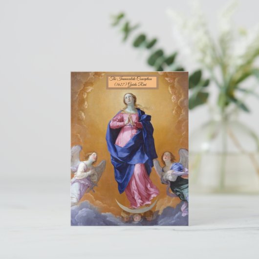 Onbevlekte conceptie briefkaart (Staand voorkant)