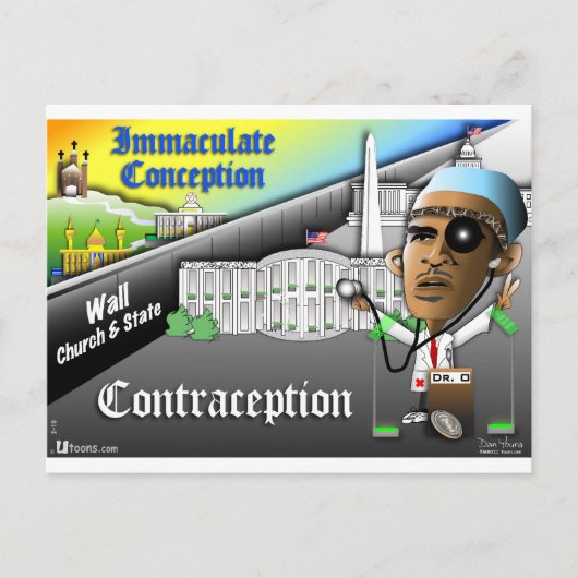 Onbevlekte conceptie briefkaart (Voorkant)