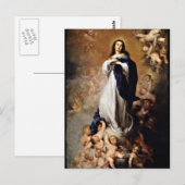 Onbevlekte conceptie briefkaart (Voorkant / Achterkant)