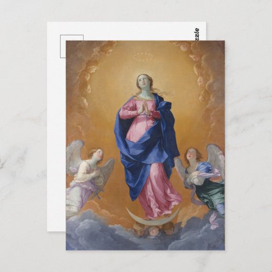 Onbevlekte conceptie briefkaart (Voorkant / Achterkant)