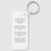 Onbevlekte conceptie sleutelhanger (Achterkant)