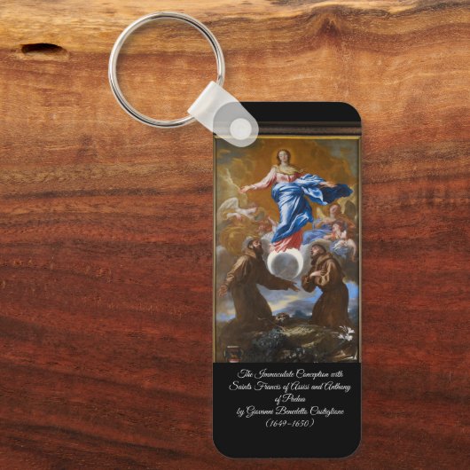 Onbevlekte conceptie sleutelhanger (Voorkant)