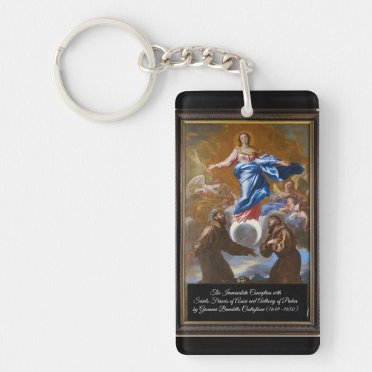 Onbevlekte conceptie sleutelhanger (Voorkant)