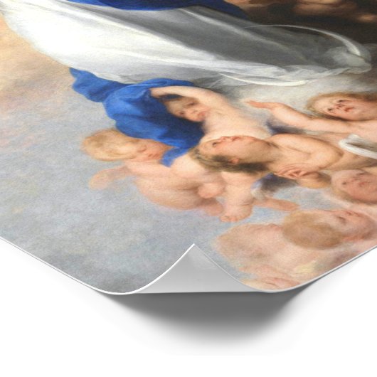 Onbevlekte conceptie van Maagd Mary Murillo Poster (Hoek)