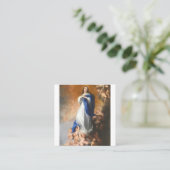 Onbevlekte conceptie van Maagd Mary Murillo Vierkante Visitekaartje (Staand voorkant)
