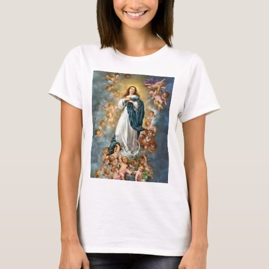 Onbevlekte conceptie van Mary T-shirt (Voorkant)
