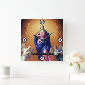 Onbevlekte conceptie vierkante klok (Huis)