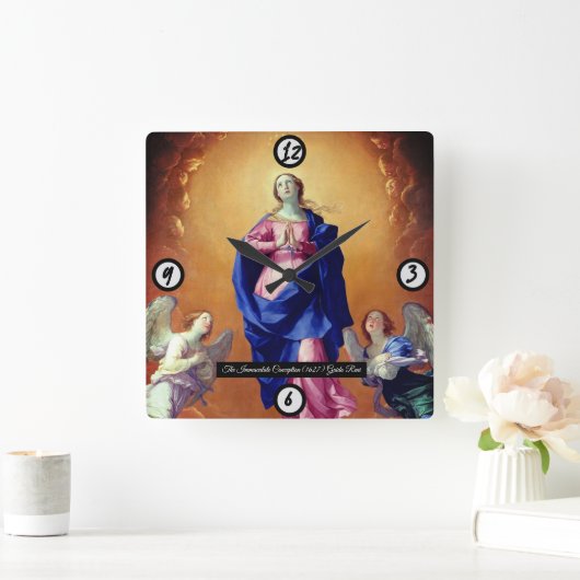 Onbevlekte conceptie vierkante klok (Huis)