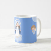 Onbevlekte Kawaii-conceptie Koffiemok (Voorkant rechts)