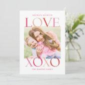 Onbevlekte liefde Bewerkbare kleur Valentijnsdagka Feestdagenkaart (Staand voorkant)