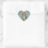 Onbevlekte Maagd Maria Decoratief Hart Sticker (Tas)