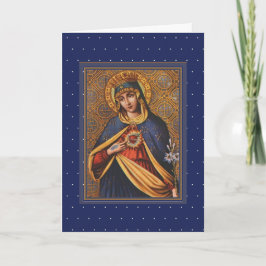 Onbevlekte Maagd Maria katholiek Kaart