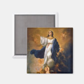 Onbevlekte Maria Magneet (Voorkant / Achterkant)