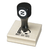 Onbevlekte Maria onze hoop Fatima Rubberstempel (Stempel)