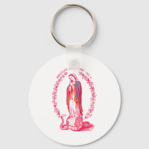 Onbevlekte Ontvangenis 8 dec Virgin Mary Katholiek Sleutelhanger