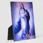 Onbevlekte Ontvangenis Blauw Fotoplaat (Zijkant)