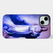 Onbevlekte Ontvangenis Blauw iPhone Hoesje (Achterkant horizontaal)