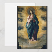 Onbevlekte Ontvangenis door Zurbarán Feestdagenkaart (Voorkant / Achterkant)