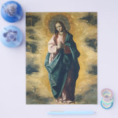 Onbevlekte Ontvangenis door Zurbarán Flyer (Enkel)