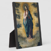 Onbevlekte Ontvangenis door Zurbarán Fotoplaat (Zijkant)