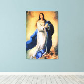 Onbevlekte Ontvangenis Goud Canvas Afdruk (Insitu (Houten vloer))