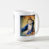 Onbevlekte Ontvangenis Goud Koffiemok (Voorkant rechts)