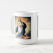 Onbevlekte Ontvangenis Goud Koffiemok (Voorkant links)