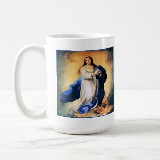 Onbevlekte Ontvangenis Goud Koffiemok (Links)