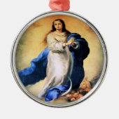 Onbevlekte Ontvangenis Goud Metalen Ornament (Voorkant)