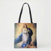 Onbevlekte Ontvangenis Goud Tote Bag (Voorkant)
