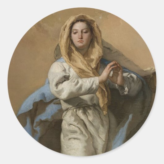 Onbevlekte Ontvangenis Maagd Maria Stickers (Voorkant)